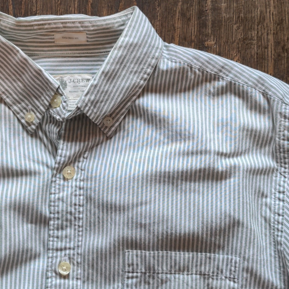 Men's J. Crew Tailored Fit Cotton Button Down